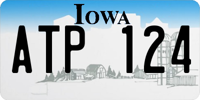 IA license plate ATP124