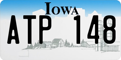 IA license plate ATP148