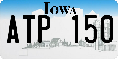 IA license plate ATP150