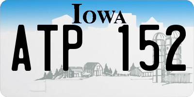 IA license plate ATP152