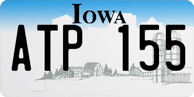 IA license plate ATP155