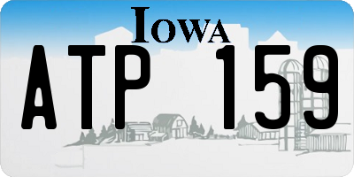 IA license plate ATP159