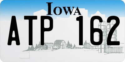IA license plate ATP162