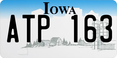 IA license plate ATP163
