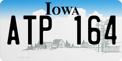 IA license plate ATP164