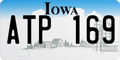 IA license plate ATP169