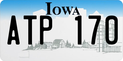 IA license plate ATP170