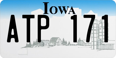 IA license plate ATP171