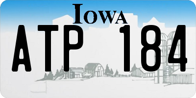 IA license plate ATP184