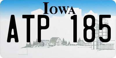 IA license plate ATP185