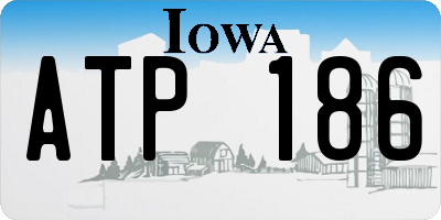 IA license plate ATP186