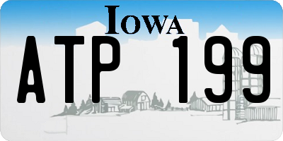 IA license plate ATP199