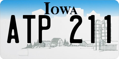 IA license plate ATP211
