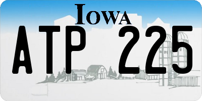 IA license plate ATP225