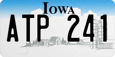 IA license plate ATP241