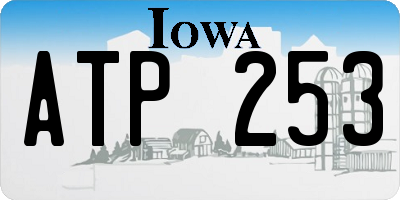 IA license plate ATP253