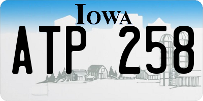 IA license plate ATP258