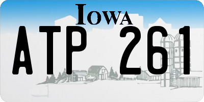 IA license plate ATP261
