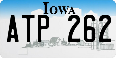 IA license plate ATP262