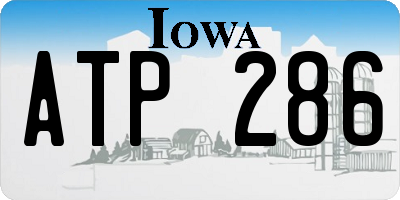 IA license plate ATP286