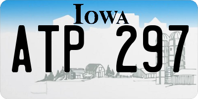IA license plate ATP297