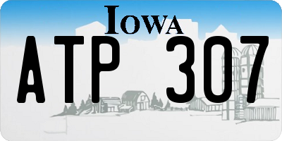 IA license plate ATP307