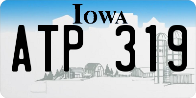 IA license plate ATP319