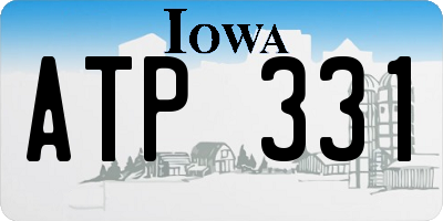 IA license plate ATP331