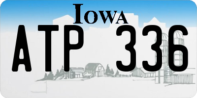 IA license plate ATP336