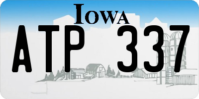 IA license plate ATP337