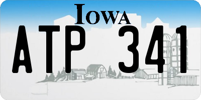 IA license plate ATP341