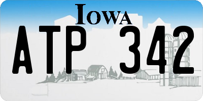 IA license plate ATP342