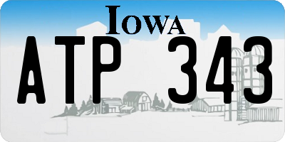 IA license plate ATP343