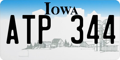 IA license plate ATP344