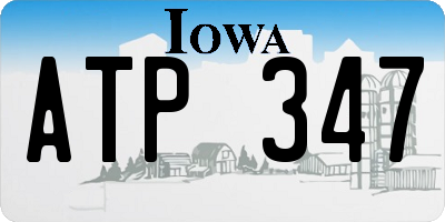 IA license plate ATP347