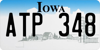 IA license plate ATP348