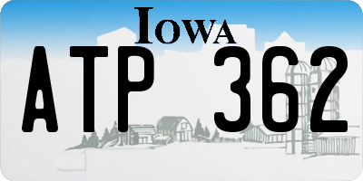 IA license plate ATP362