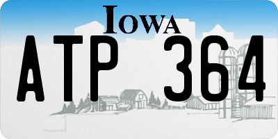 IA license plate ATP364
