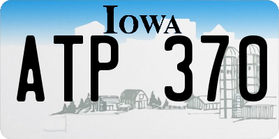 IA license plate ATP370