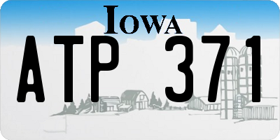 IA license plate ATP371
