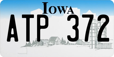 IA license plate ATP372