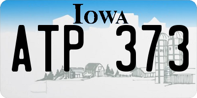 IA license plate ATP373