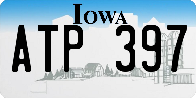 IA license plate ATP397