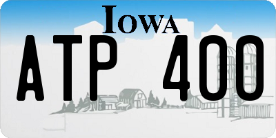 IA license plate ATP400