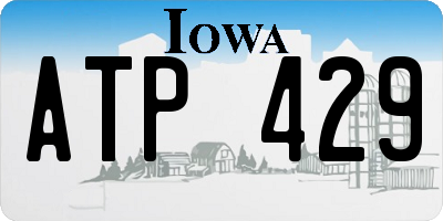IA license plate ATP429