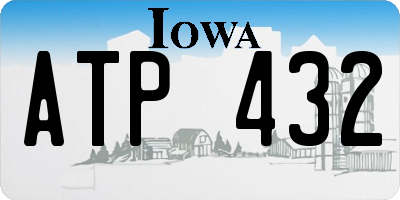 IA license plate ATP432