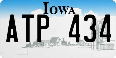 IA license plate ATP434