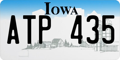 IA license plate ATP435