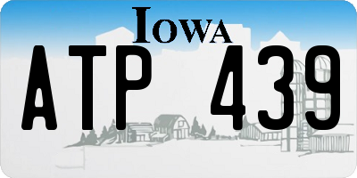 IA license plate ATP439