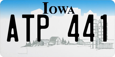 IA license plate ATP441